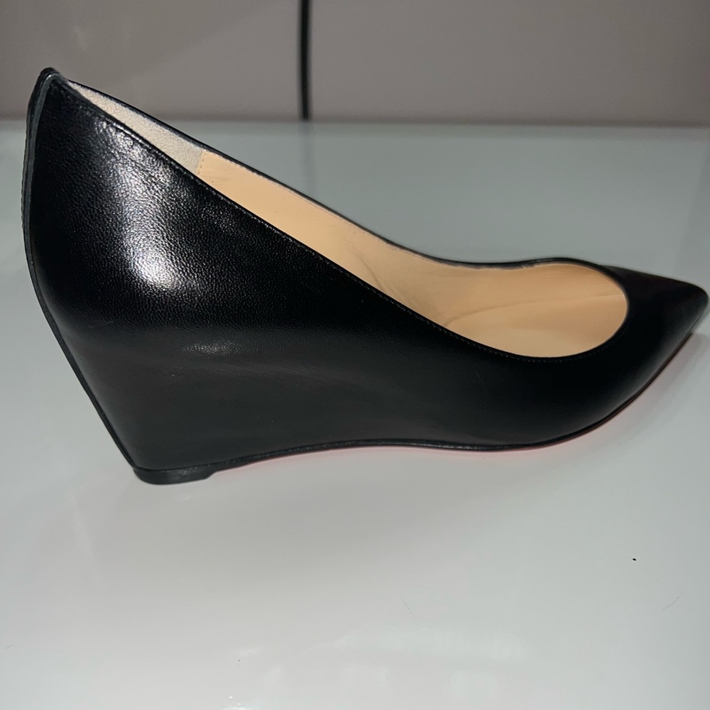Christian Louboutin Pipina 55 Shinny in Black - Picture 11 of 12